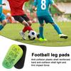 2 Stück Fußball-Schienbeinschoner, Miniatur-Fußball-Schienbeinschoner, winzige Schienbeinschoner, harte Antikollisionsschutzausrüstung für das Fußballtraining