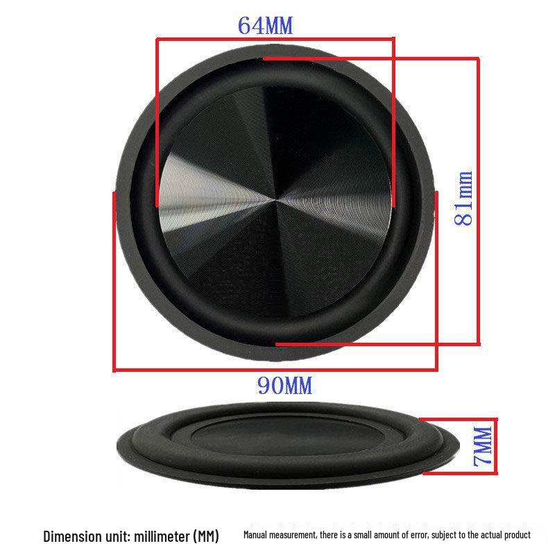 3.5-Inch 90mm Bass Diaphragm Passive Radiator for Resonant Speaker Sound