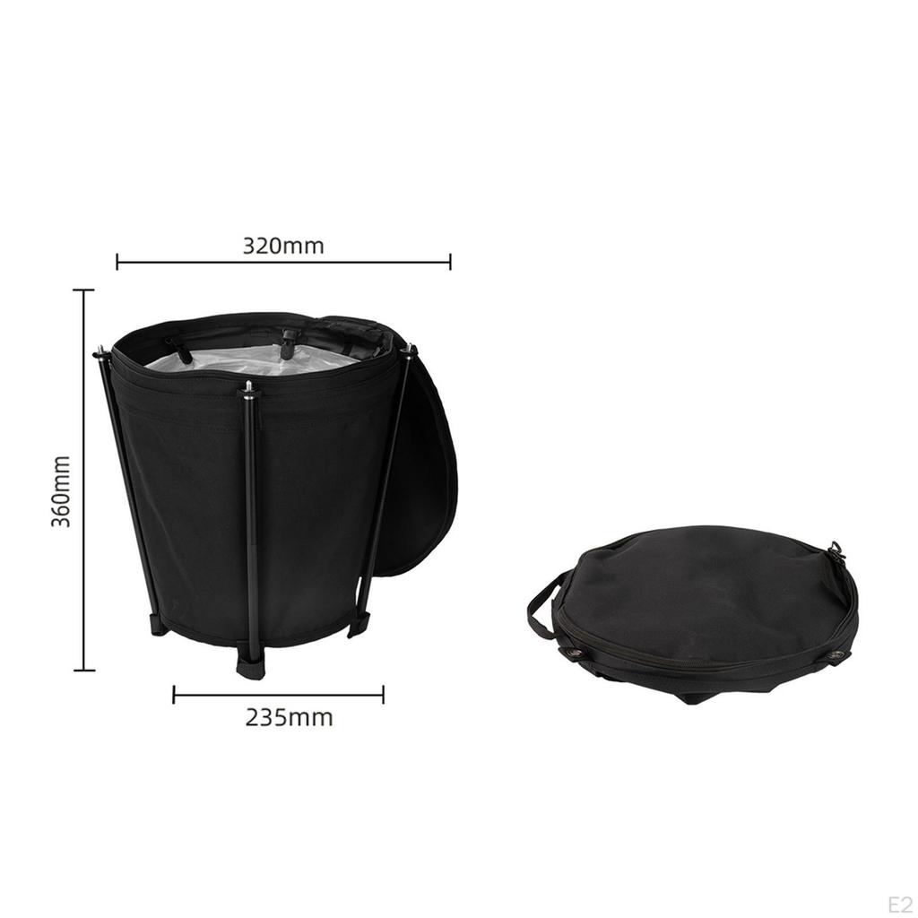 Camping Mülleimer Behälter Aufbewahrungskorb Multifunktional Außen Stabil Faltbar 20L Fassungsvermögen