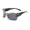 Punk Rivet Sunglasses Unisex Metal Studded Fashion Shades