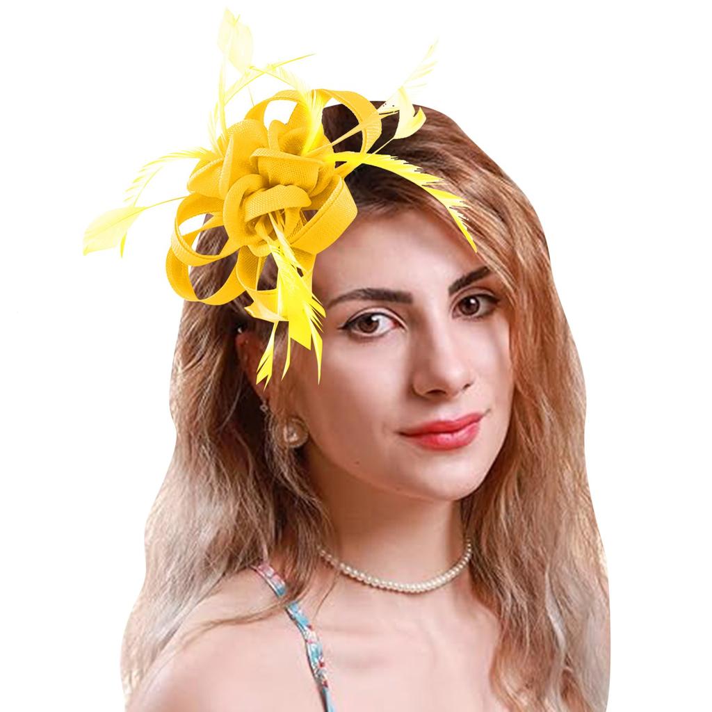 Hair Clip Flowers For Women Fascinators For Women High Tea Party Hats Cocktail Wedding Headware Bridal Headpiece