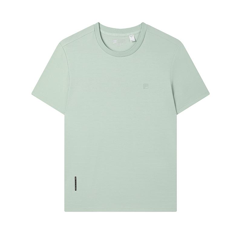 

FILA Lifestyle Series Ss25 Casual Round Neck Versatile Commuter Regular Knit Dopamine T-Shirt Men tops F11M523114FLG L