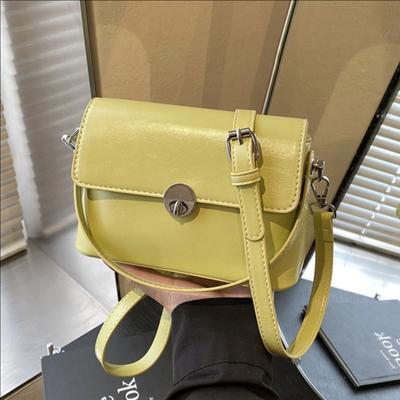 Premium Solid Color Portable Small Square Bag Women'S Trend Casual Versatile Shoulder Messenger Bag