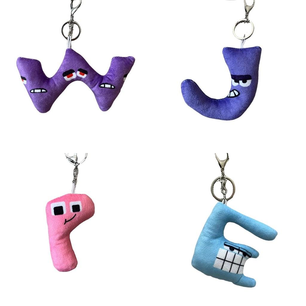 Cozy Alphabet Lore Plush Pendant Doll Baby Educational Toy Home Decor Xmas Gift