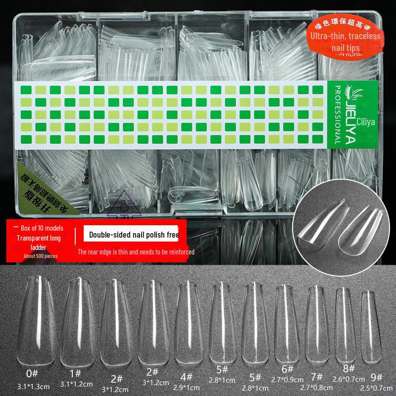 Ultra-Thin Handmade Long Ladder Nail Art Patch