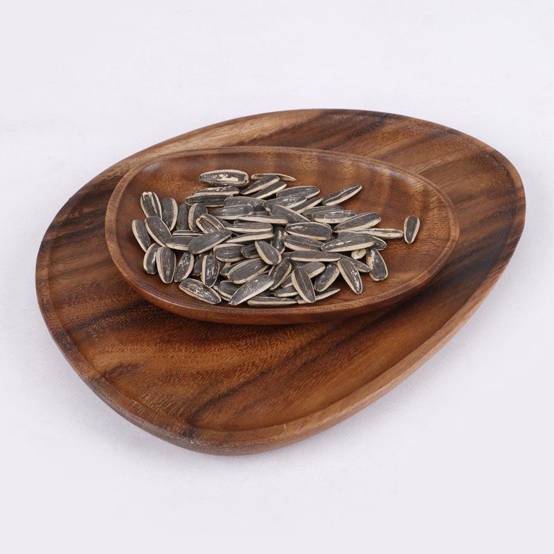 South American Walnut Creative Solid Wood Tray, Japanese Style Household Dry Foam Tray, Irregular Fruit Tray, Snack and Tea Tray