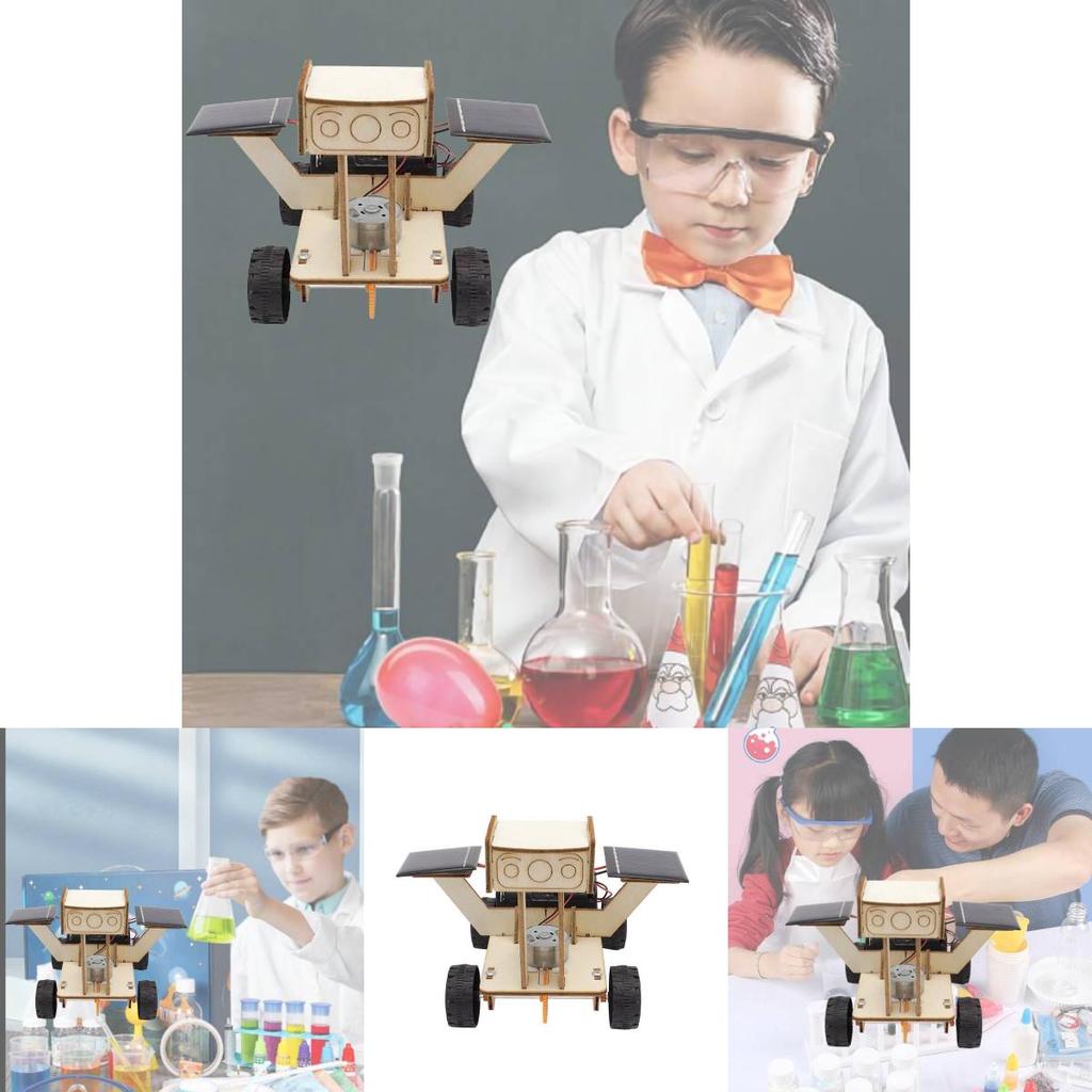 Educational Diy Solar Lunar Vehicle Science Model Kit For 7-14 Year Olds