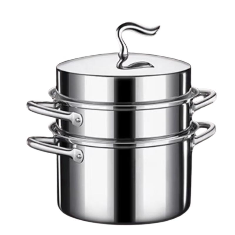 

Yingbai 316L Stainless Steel Multi-layer Steamer & Soup Pot