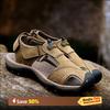 Summer Men Sandals Genuine Leather Mens Casual Shoes Outdoor Men Leather Sandals for Men Beach Shoes Roman Shoes Plus Size 38-48