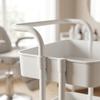 Hairdressing Trolley Cosmetic Spa For Salon Shelves Mobile Shelf On Wheels For Salon White