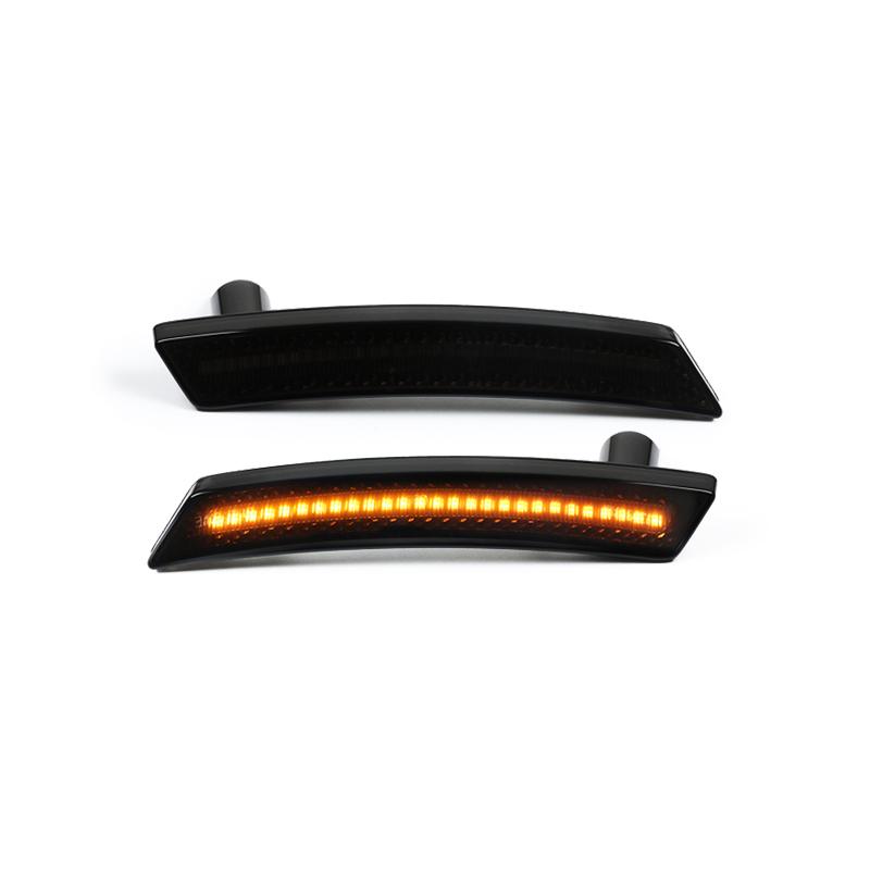 

For Mini Cooper R55 R56 R57 R58 R59 R60 R61 Smoked Lens LED Side Marker Lamp Amber Front Red Rear Side Fender Lights
