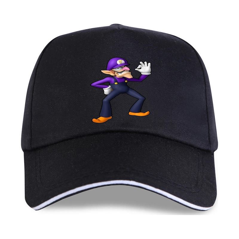 

Новая унисекс S Waluigi Cartoon Black Дешевая модная бейсболка