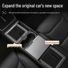 Transparent Armrest Storage Box for Tesla Model YL/Y/3 (Six-Seater)