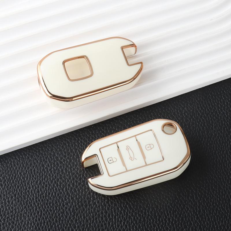

Tpu Car Key Case Cover For Peugeot 308 2008 307 208 3008 508 408 4008 For Citroen C4 C3 C6 Cactus C8 Car Key Shell Accessories
