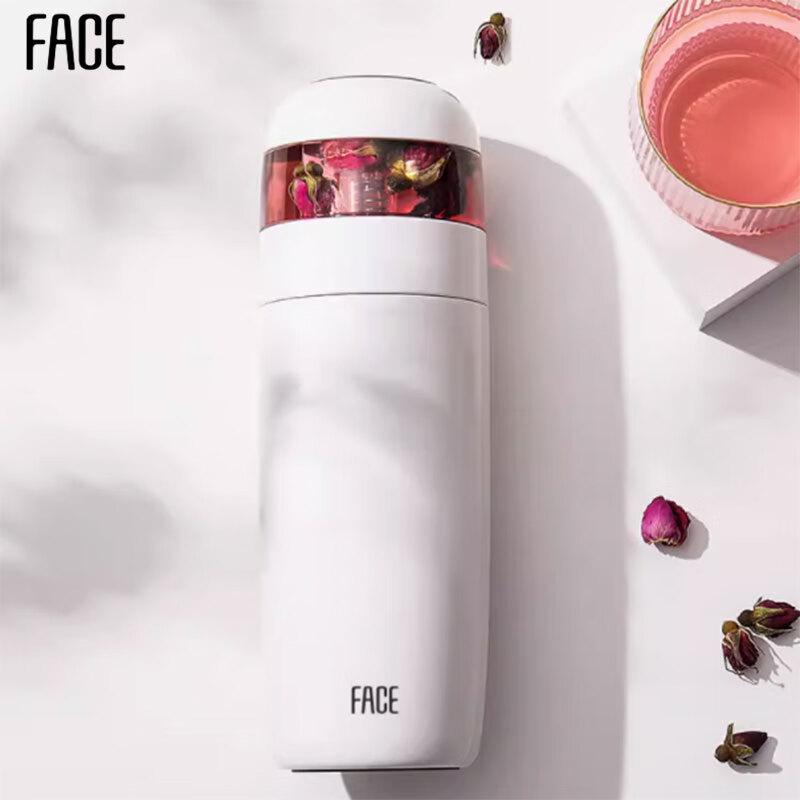 Face Tea Infuser Insulated Travel Mug