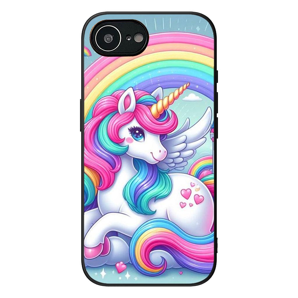 Cover for Samsung Galaxy S25 S24 S23 Fe Ultra Plus S7 Edge A05 A06 A16 A55 A15 A35 Casing Phone Case Unicorn Cartoon Horse