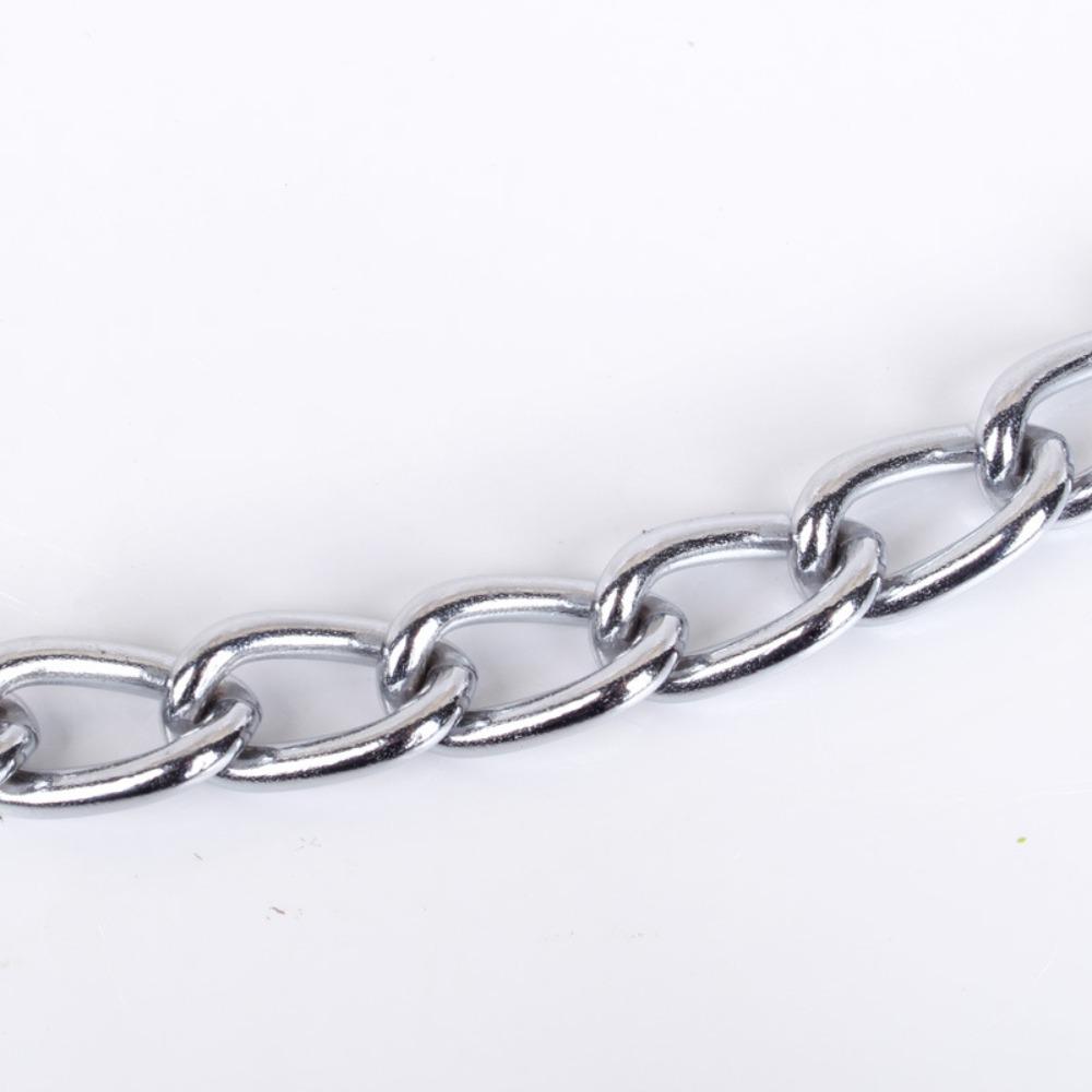 Dog Chain Dog Leash Twisted Chain Dog Metal Iron Traction Pet Leash Foam Handle Pet Leash