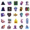 50Pcs Punk Handsome Sticker Decals Decoration For DIY Phone Notebook Suitcase Laptop Fridge Kids Stickers For Stationary