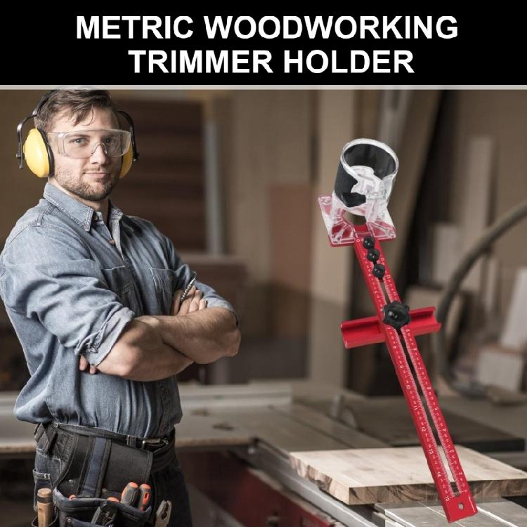 Woodworking Edges Router Trimmer Machine Bracket Holder Base Easy Installation for Home Professional Craftsmanship Use