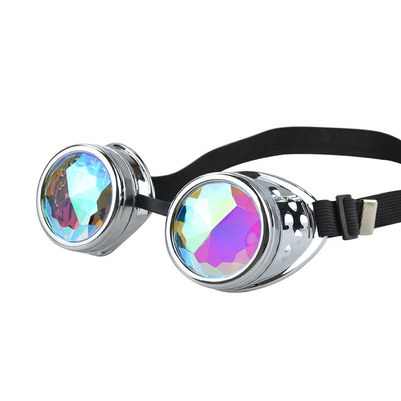 New Party Retro Steampunk Kaleidoscope Glasses Halloween Goggles Ball Decoration Glasses