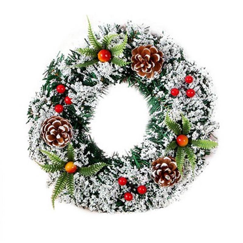 Handmade Christmas Wreath Festival Decoration for Christmas Tree Wedding Celebration
