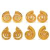 Retro Style Simple Thread Imitation Pearl Earrings Stainless Steel Gold-Plated Diamond-Encrusted Versatile Earrings Women