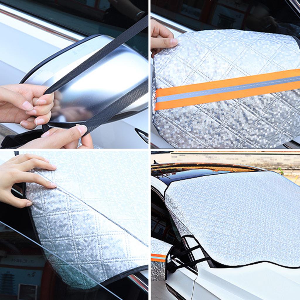 Car Windshield Sun Shad Cover Rainproof, Snow-proof, Windproof, And Ice-proof Non-Scratch Automobile Windshield Snow Cover
