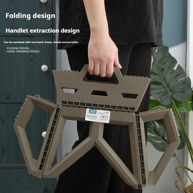 Portable Folding Outdoor Stool - High Load, Durable. For Fishing, Beach & Camping