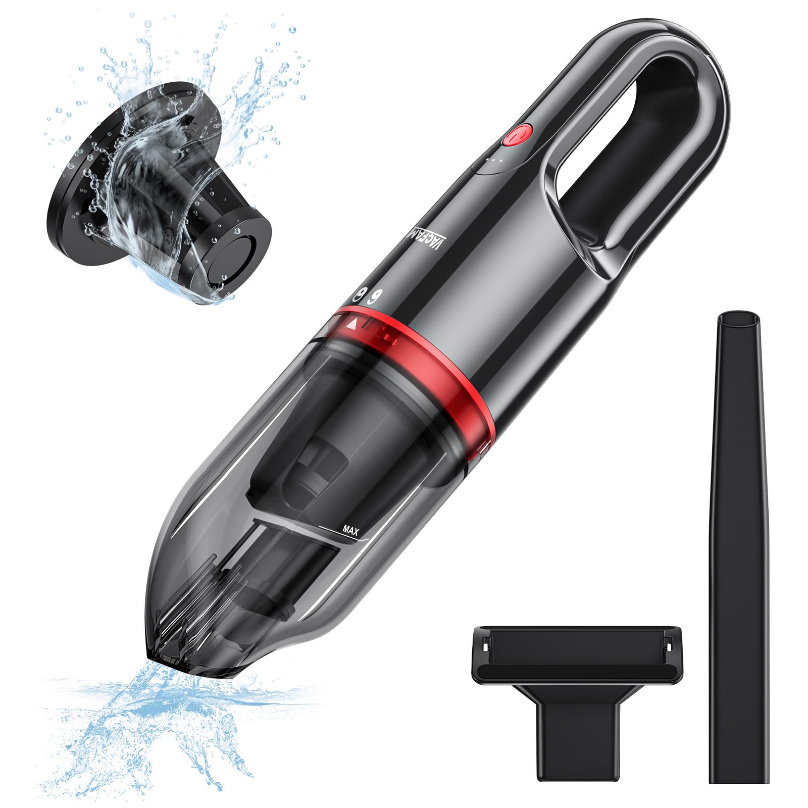 

Portable Support Clean Liquid Wet and Dry Handheld Wireless 8000Pa Auto Vacuum High-power Vacuum Cleaner For Home Pet Car красный черный