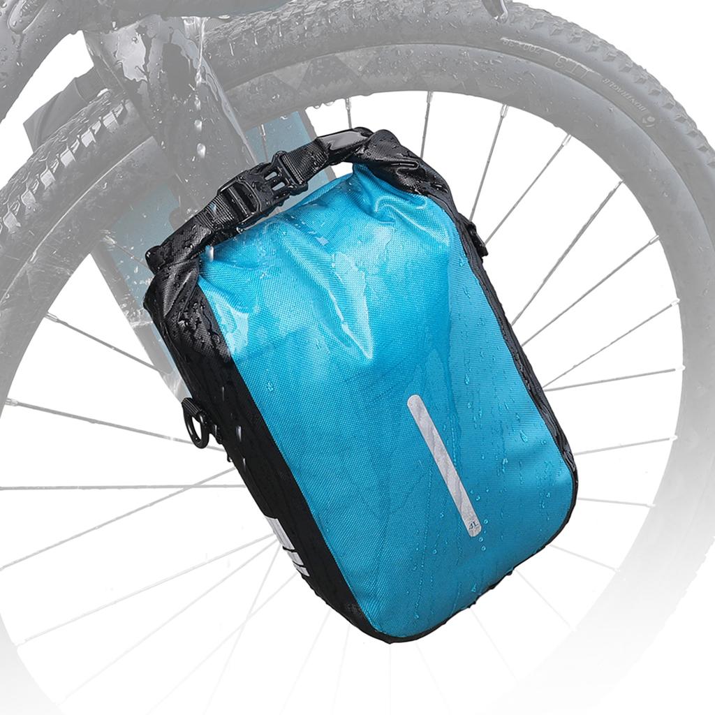 4L Bike Quick Release Bike Front Fork Bag Waterproof Cycle Bag Front Bag Bike Storage Bag Cycle Accessory