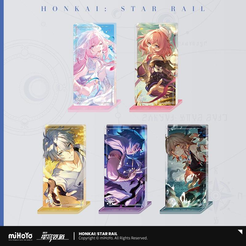Sunsyea Honkai Star Rail Official Merch miHoYo Original Authentic Light Cone Series Acrylic Quicksand Ornament Phainon Mydei