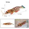 Oenux Ocean Animals Simulation Tiger Prawn Crayfish Shrimp Sea Life Model Figurines Action Figures Collection Toys For Kids Gift