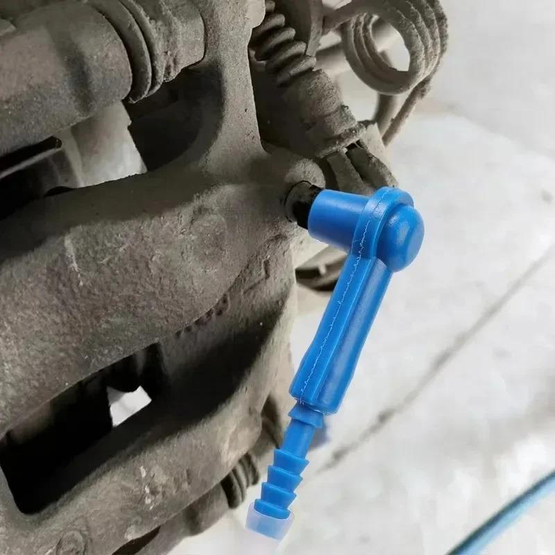 Universal Brake Fluid Bleeder Hose with Adapters Oil Replacement Tool Brake Fluid Suction Pipe Clutch Oil Change Pump Kit Tool