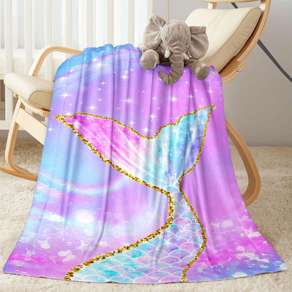 Ocean Animal Flannel Blanket - Soft and Comfortable, Suitable for Sofas, Beds, Offices, Travel, All Seasons, and A Great Gift for The Holidays.
