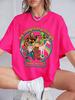 My Imaginary Friends Prints Short Sleeve TShirts Women Cotton Summer Tee Shirts Soft Loose ONeck Tops Casual Womans Clothes