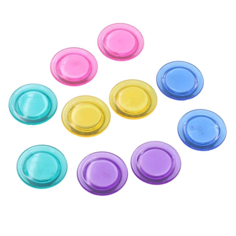 

5 цветных магнитов для доски объявлений, магниты на холодильник с пластиковым покрытием, украшение своими руками 10Pcs