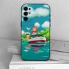 Ponyo and Sosuke  Phone Case For Samsung S25,S24,S21,S22,S23,S30,Ultra,S20,Plus,Fe,Lite,Note,10,Black Cover