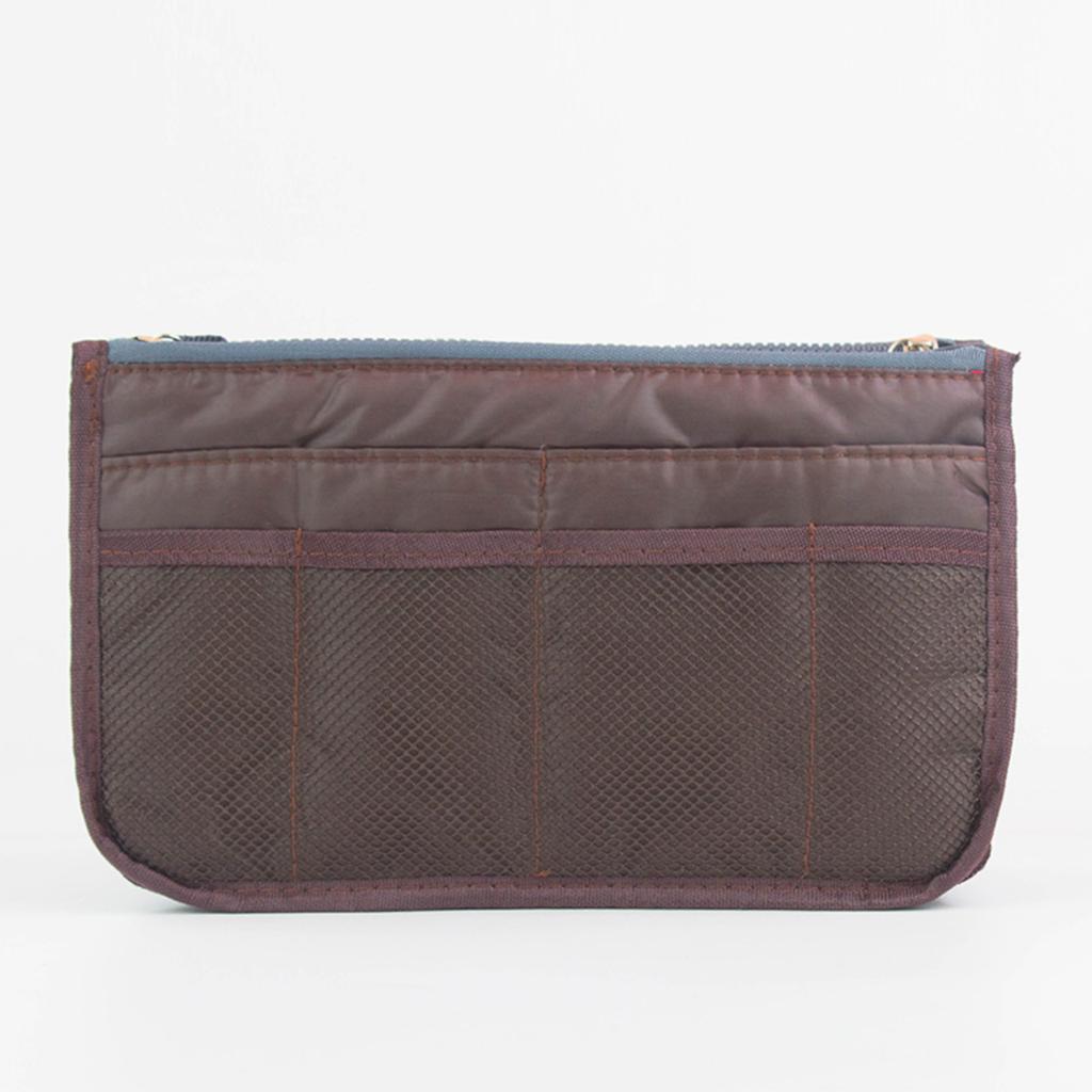 Thickened Corduroy Makeup Bag Large Capacity Travel Toiletry Organizer Portable Handheld Cosmetic Pouch with Multiple Storage Compartments