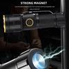 Zoom White Light Beam Mini Flashlight Rechargeable Portable Child Lady Backpack Pocket Home Outdoor Magnet Work Emergency Torch