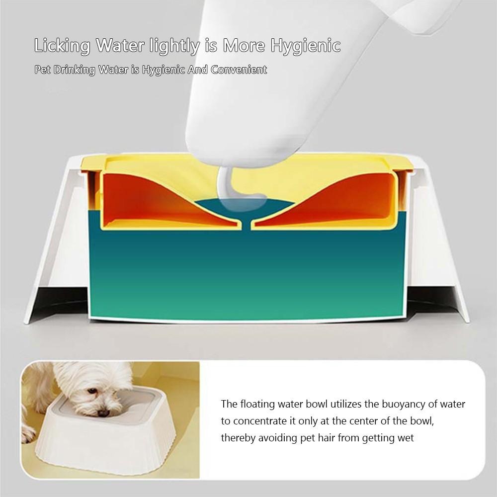 Non-wet Mouth Pet Water Fountain Anti-spill Pet Supplies New Dog Water Bowl