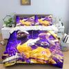 2025 Fashion Basketball Star A-LeBron J-James Printing Bedding Set Duvet Cover Comforter Bed  Youth Kids Girl Boys Birthday Gift