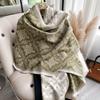 Luxury  Two-Sided Ethnic Style Scarf Pashmina Cashmere Soft Warm Fringe Pashmina Shawl Winter Coldproof Windproof Blanket