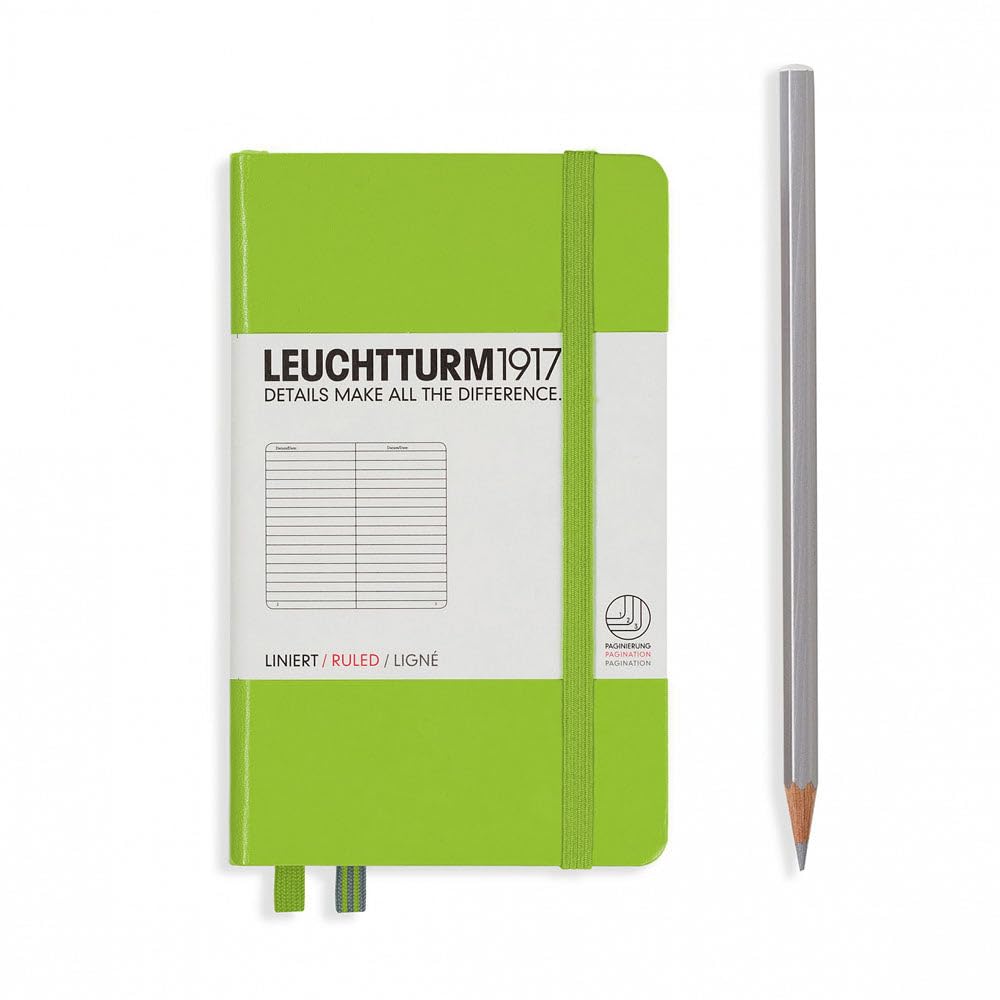 LEUCHTTURM1917 Notebook A6 Lined Lime 338735