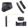 49MD Outdoor Durable Duty Faux Leather Belt Keeper Double Snaps Closure Belt Buckles