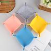 Collapsible Felt Storage Baskets - Colorful Square Organizer Bins for Desk/Closet Accessories