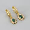 925 Silver Earrings For Women Trendy Heart Star Zircon Earring Jewelry Prevent Allergy Party Accessories Gift
