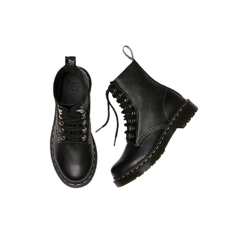 Dr. Martens 1460 Fashion Round Toe Lace-Up Short Boots Women boots Black 26104001