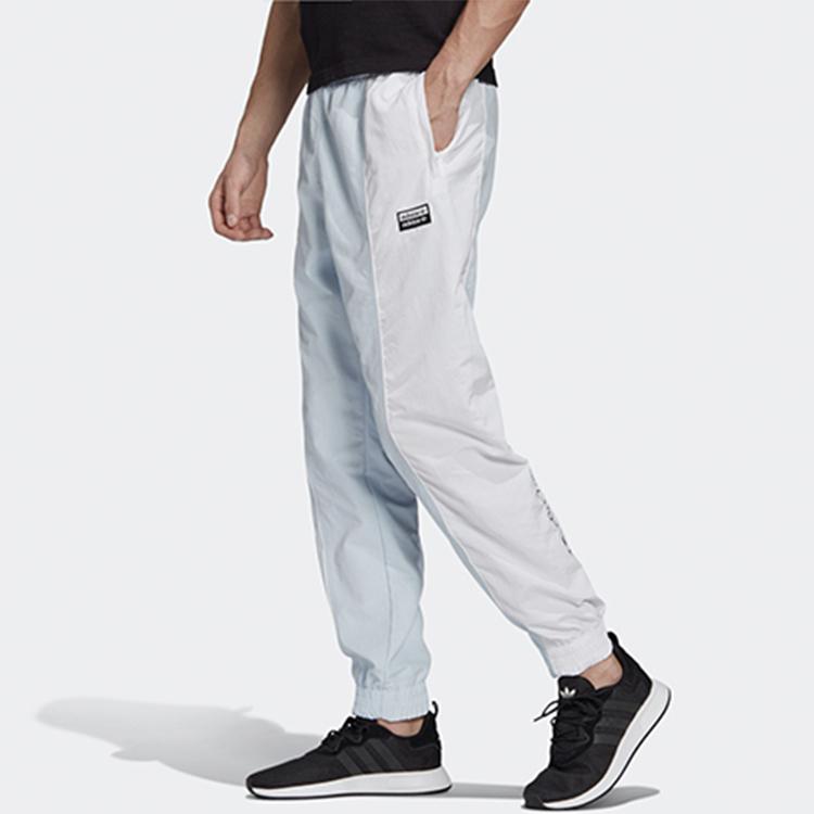adidas Originals Trefoil D TP 2 Colorblock Joggers Men Bottoms Light-Sky-Blue FM2273