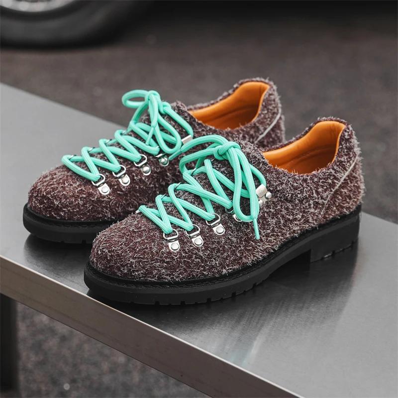 Mode 2025 Herbst Winter Neue Modische Personalisierte Qualität Herren Freizeitschuhe Dicke Sohle Bequem Schlicht Hübscher Charme