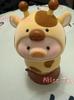 Genuine Lulu The Piggy  Animal Party Series  Figurine Cute Lulu Pig Doll Model Decor Toy Girl Surprise Gift